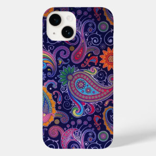Funda Para iPhone 14 De Case-Mate Rosa púrpura paisley