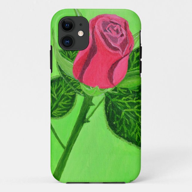 Funda De Case-Mate Para iPhone Rosa Roja (Reverso)