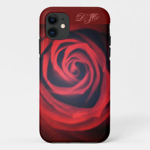 Funda Para iPhone 11 Rosa Roja Primer Plano