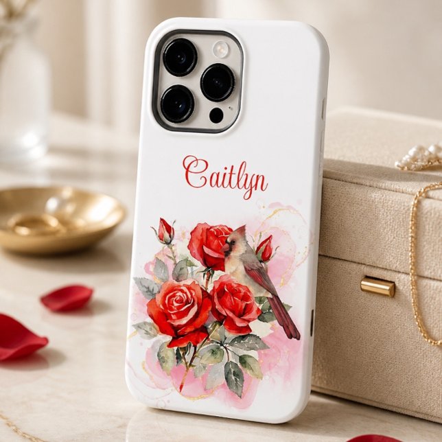 Funda De Case-Mate Para iPhone Rosa Roja y Cardenal  (Subido por el creador)