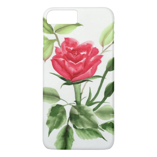 Funda De Case-Mate Para iPhone Rosa rojo (Reverso)