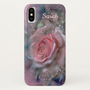 Funda Para iPhone X Rosa rosa elegante