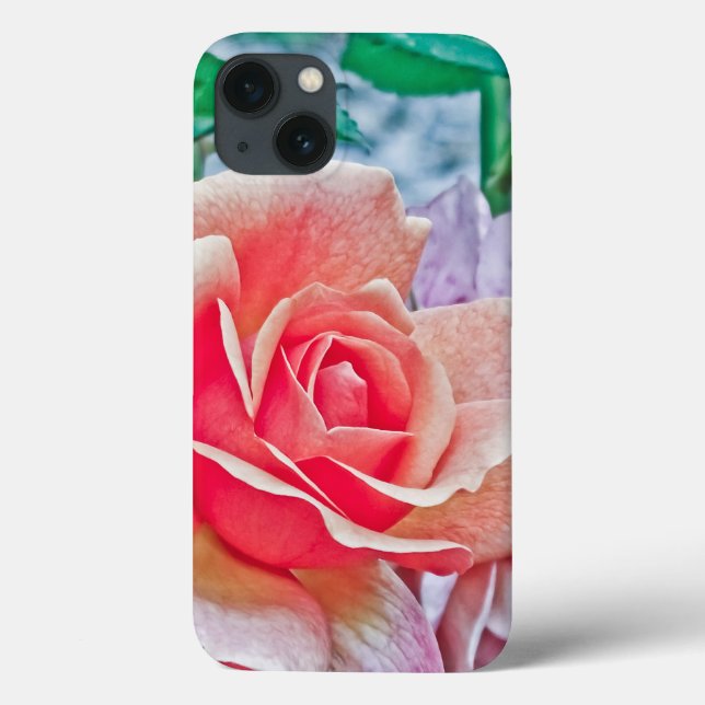 Funda De Case-Mate Para iPhone Rosa rosa y Naranja (Reverso)