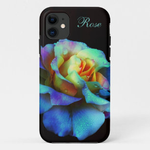 Funda Para iPhone 11 Rosa Turquoise Pastel Arcoiris iPhone 5 funda