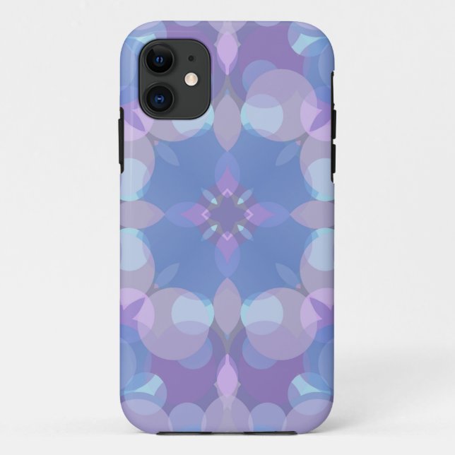 Funda De Case-Mate Para iPhone Rosa y azul pastel #2 (Reverso)