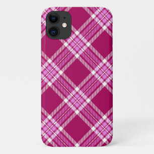 Funda Para iPhone 11 Rosa y blanco trenzado