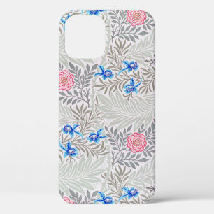 Funda Para iPhone 12 Rosa y Larkspur, William Morris