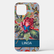 ROSA Y WILLIAM MORRIS iPhone 12 NOMBRE DE DIY FUND
