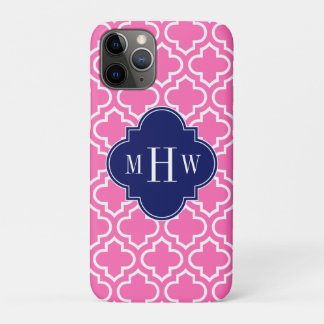 Funda Para iPhone 11 Pro Rosado caliente #2 ¿Qué Marroquí #6 Marina 3 Monog
