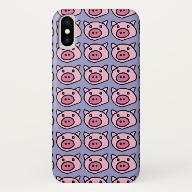 Funda De Case-Mate Para iPhone rosado - cerdos (Reverso)