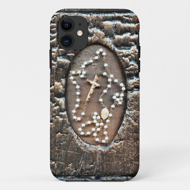 Funda De Case-Mate Para iPhone Rosario (Reverso)