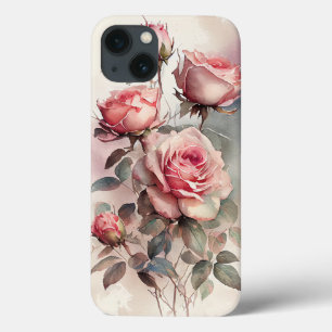 Funda Para iPhone 13 Rosas