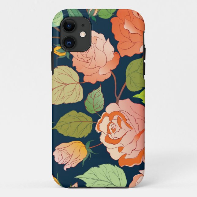 Funda De Case-Mate Para iPhone Rosas 15 (Reverso)