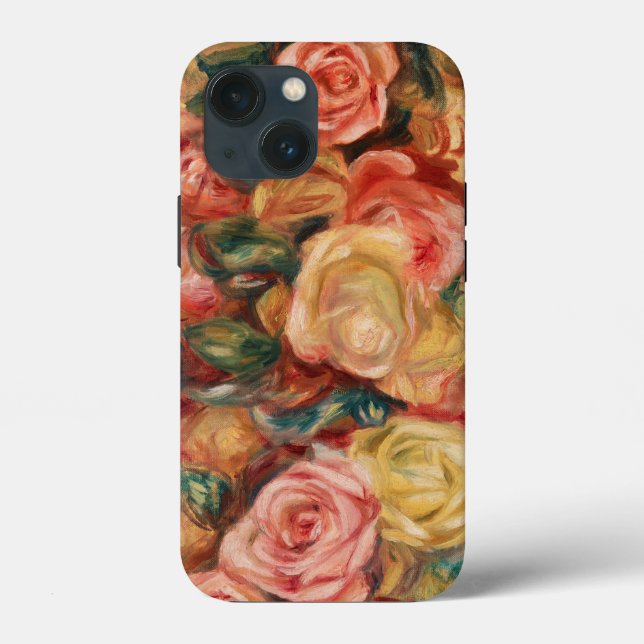 Funda De Case-Mate Para iPhone Rosas (1912) de Pierre-Auguste Renoir Bella Artes (Reverso )