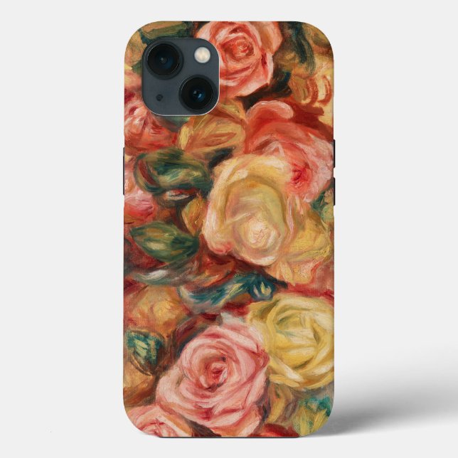 Funda De Case-Mate Para iPhone Rosas (1912) de Pierre-Auguste Renoir Bella Artes (Reverso )