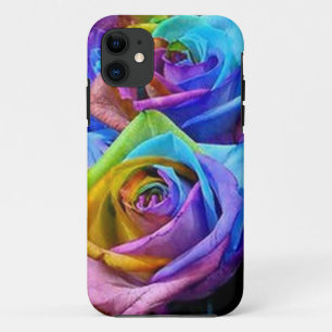11 Rosas arcoiris funda para iPhone 5