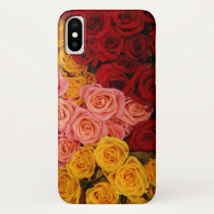 Funda Para iPhone X Rosas coloridos