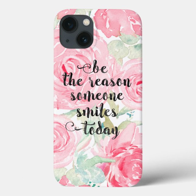 Funda De Case-Mate Para iPhone Rosas de acuarela (Reverso)