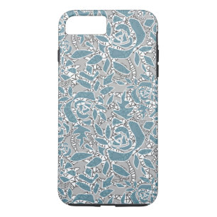 Funda Para iPhone 8 Plus/7 Plus Rosas de encaje sin foco romántico retro vintage a