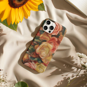Funda Para iPhone 15 Pro Max Rosas de Pierre-Auguste Renoir