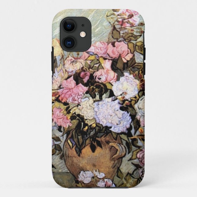 Funda De Case-Mate Para iPhone Rosas de Van Gogh (Reverso)