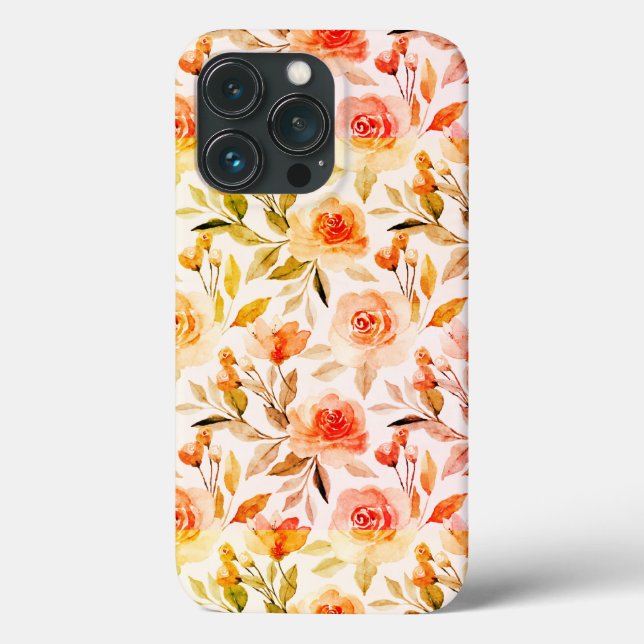 Funda De Case-Mate Para iPhone Rosas decorativos (Reverso )