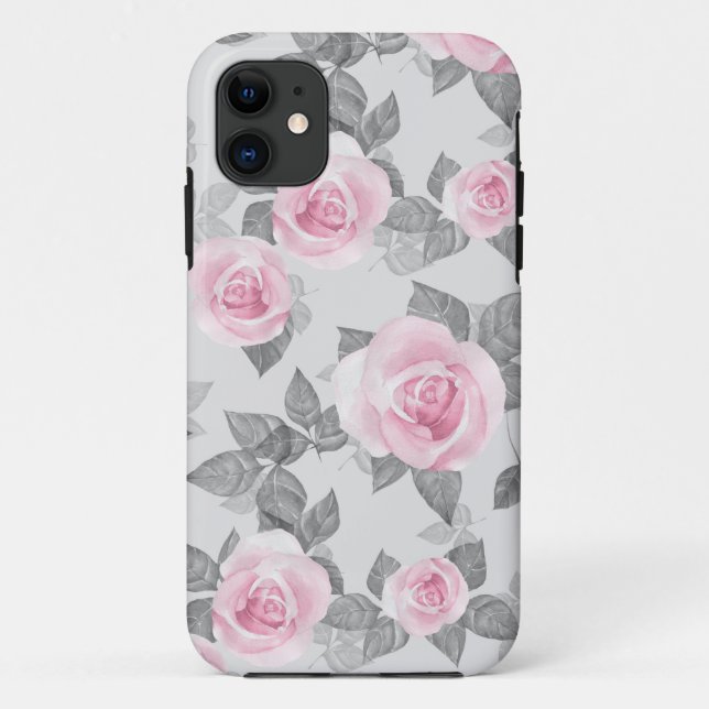 Funda De Case-Mate Para iPhone Rosas Delicados 1 (Reverso)