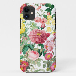 Funda Para iPhone 11 Rosas florales Vintage Spring Garden