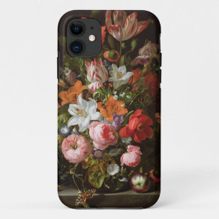Funda Para iPhone 11 Rosas, lirios, y caso de los tulipanes iPhone4