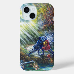 Funda Para iPhone 15 ROSAS olvidados luchan contra caballeros, dinero y