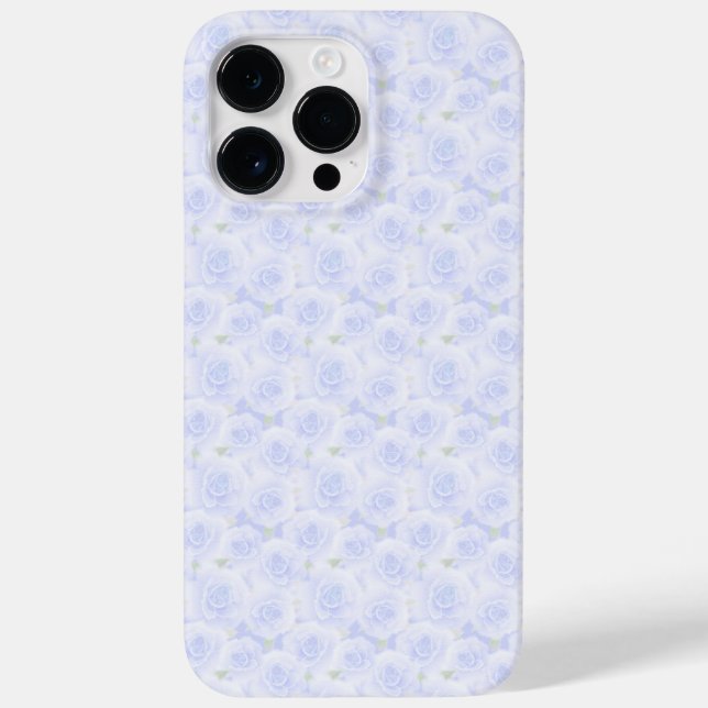 Funda De Case-Mate Para iPhone Rosas PALE PASTEL BLUE (Reverso)