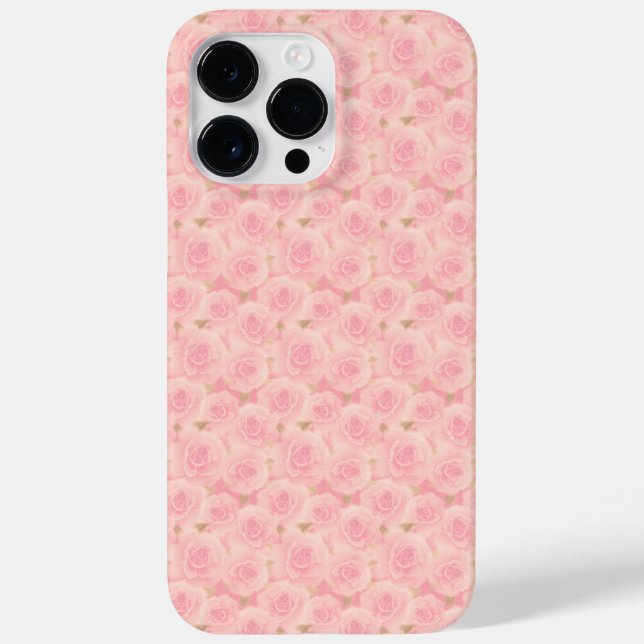 FUNDA DE Case-Mate PARA iPhone ROSAS PASTEL PEACH (Reverso)