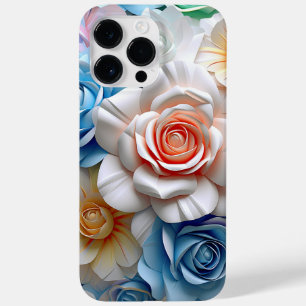 FUNDA PARA iPhone 14 PRO MAX DE Case-Mate ROSAS PASTEL WATERCOLOR 3-D LOOK
