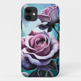 Funda Para iPhone 11 Rosas radiantes: Pétalos rosa y púrpura perfecto