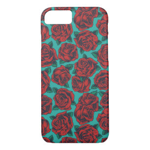 Funda Para iPhone 8/7 Rosas retro