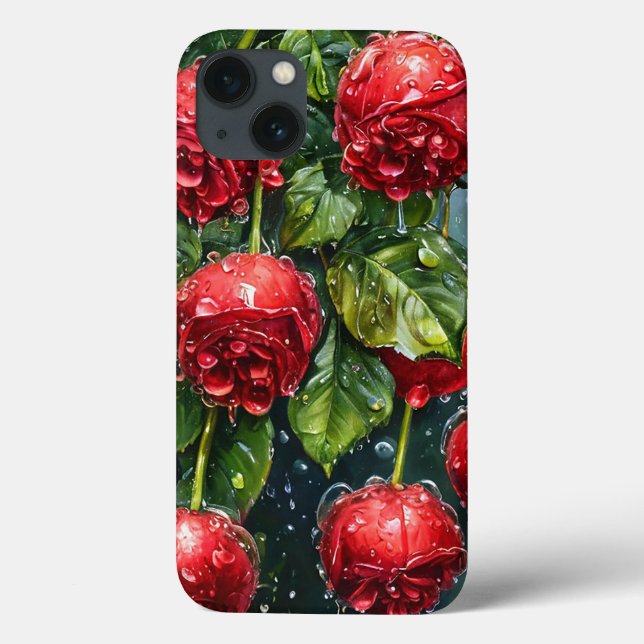 Funda De Case-Mate Para iPhone Rosas rojas (Reverso)