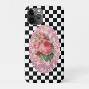 Funda Para iPhone 11 Pro Rosas rosadas Arlequín vintage