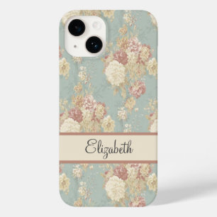 Funda Para iPhone 14 De Case-Mate Rosas rosadas blancas personalizadas con rubor sob