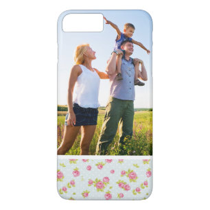 Funda Para iPhone 8 Plus/7 Plus Rosas rosados elegantes 4 de la foto de encargo