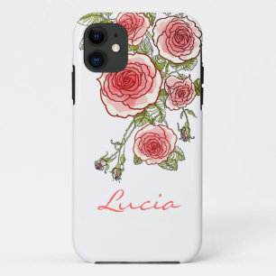 Funda Para iPhone 11 Rosas rosas rosas antiguas
