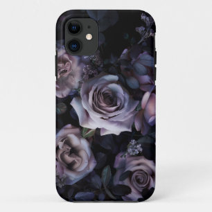 Funda Para iPhone 11 Rosas rosas rosas oscuras y morbosas