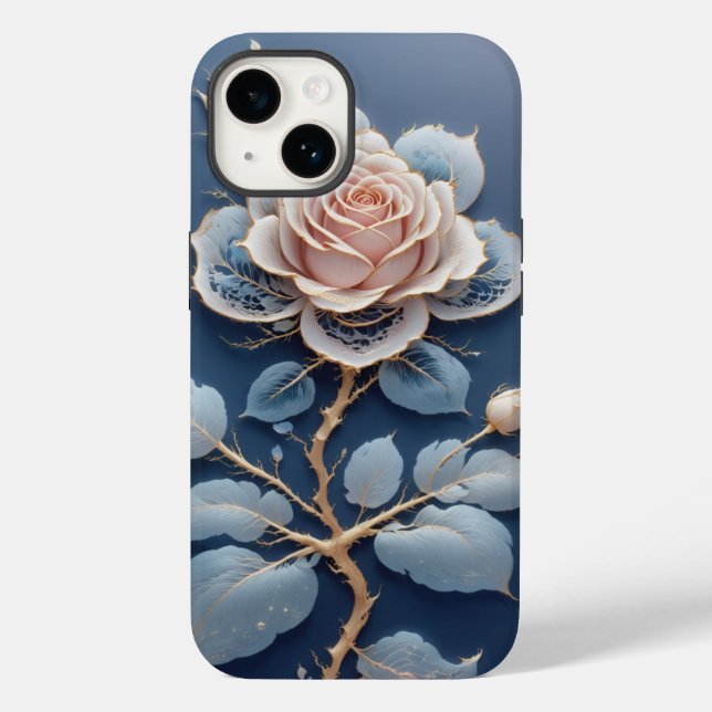 Funda De Case-Mate Para iPhone Rose (Reverso )