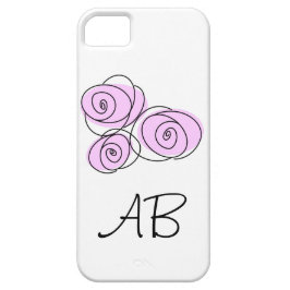 title_seo2 Rose Bouquet Lilac estuche para iPhone "Monograma"