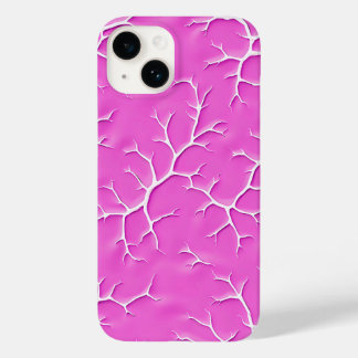 Funda Para iPhone 14 De Case-Mate Rose Pink Branch Design iPhone Case