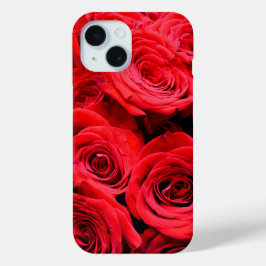 Funda Para iPhone 15 Roses rojos