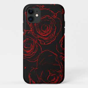 title_seo2 Roses rojos fondo negro