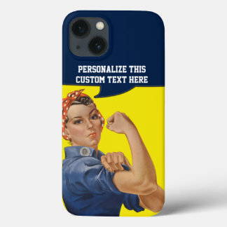 Funda Para iPhone 13 Rosie The Riveter Personalized Vintage