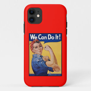 Funda Para iPhone 11 Rosie the Riveter Strong Women in Workforce