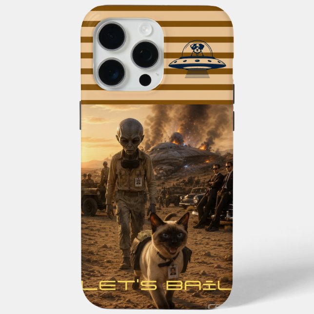 Funda De Case-Mate Para iPhone Roswell UFO (Reverso )