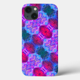 Funda Para iPhone 13 Rotación de var de simetría colorida